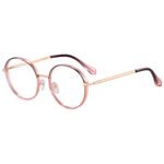 Fashion Women's Round Computer Glasses Pink Oversized Eyewear Frames