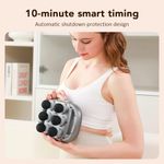 GALUIN Deep Tissue Fascia Gun 6 Head Body Muscle Massager