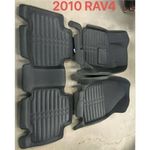 Toyota RAV 4 2007-2012 3D CUSTOMISED LEATHER MAT (BLACK)