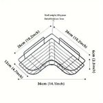 Generic No-Drill Bathroom Shelf  2-Tier Wall-Mounted Organizer  Multi-Tier Shower Shelf  Adhesive No-Drill Storage Rack - image 3
