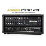 High-Power 4-Channel Professional Mixing Amplifier with Bluetooth, USB & MP3 Player