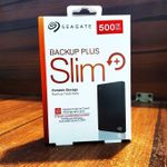 SEAGATE 500GB BackUp Plus Slim Portable Hard Drive - image 3
