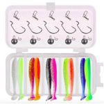 Generic Lure Soft Bait Lead Head Hook Bionic Lure Hook Set