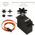 Generic Servo Motor MG995 Control Angle180 Metal Gear Servo - image 2