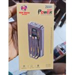 Super Fast 20000mah Power Bank With Charging Cables