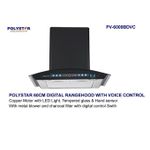 Polystar  Digital Control HEAT Extractor Kitchen Range Hood With Voice Control 