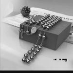 ROSARY STEEL SILVER-NECKLACE