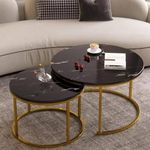 Generic Modern Quality MDF Faux Marble (MDF Wood)Centre Table