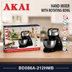 AKAI 4.0L Hand Mixer With Rotating Bowl
