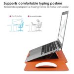 product_image_name-Generic-Waterproof Laptop Bag, Computer Stand, Mouse Pad for MacBook Air Pro 13-16 M1 M2 - Dark Brown-3