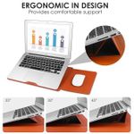 product_image_name-Generic-Waterproof Laptop Bag, Computer Stand, Mouse Pad for MacBook Air Pro 13-16 M1 M2 - Dark Brown-5