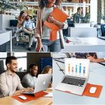 product_image_name-Generic-Waterproof Laptop Bag, Computer Stand, Mouse Pad for MacBook Air Pro 13-16 M1 M2 - Dark Brown-6