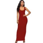 Sleeveless Summer Sexy Tank Bodycon Dress For Ladies