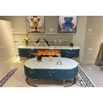 Generic  Italian Fireplace TV Stand And Center Table For Smart Home - image 3