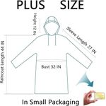 product_image_name-Generic-Disposable Rain Poncho Emergency Ponchos Rain Coat for Adults Women Men Compact Size 7 Packs 7 Color-3