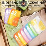 product_image_name-Generic-Disposable Rain Poncho Emergency Ponchos Rain Coat for Adults Women Men Compact Size 7 Packs 7 Color-5