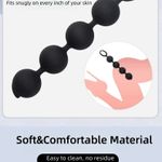 product_image_name-Generic-Anal Pull Beads Silicone Rear With Ring Butt Plug Sexy Toy-7