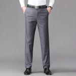 Quality Smart Suit Trouser For Men-Gray