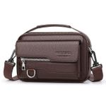 product_image_name-Fashion- Men's Messenger PU Leather Bag Mobile Phone Shoulder Small Travel Waist Bag Multi-Pockets Male Chest Bags-3
