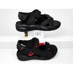 Fuse Lightweight Adjustable Comfortable Walking Sandals – Black/Red - image 3