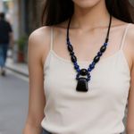 Fashion Adjustable Classic Black Pendant Necklace Luck Wealth - image 2
