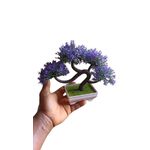 Miniature Artificial Purple Bonsai Tree