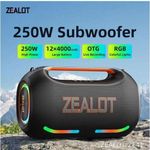 Zealot ZE41 High-Power Bluetooth Speaker – Deep Bass, 3D Sound & App Control