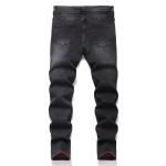 Timeless Straight Jeans Trouser For Guys-Black