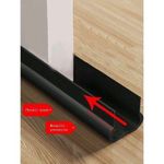 product_image_name-Generic-PVC Silent Door Seal Bottom Door Seal Strip Under Door Weather Draft Barrier Sound Proof  Self Adhesive Silicone Door Insulation Draft Stopper Insect Expellant Dust Proof-3