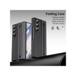 Pouch Samsung Luxury Premium Leather Case For Galaxy Z Fold 5 With S Pen AND SCREEN PROTECTOR