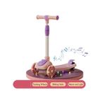 Children scooter with adjustable height , with light on the wheels for Ages 3 - 9 years 