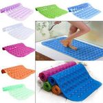 Generic 2 Pieces Mixed Colours Anti Slip Bathroom Bath Mat