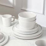 Generic 16 PCS Luxury Stoneware Dinner Set (White) - image 2