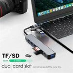 Generic 8 in 1 Port USB C Expander USB 3 Hub Type C Splitter Type C Dock Multiport Adapter - image 3