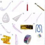 French Curves Ruler Set 16