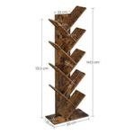product_image_name-LASA-8-Tier Tree Bookshelf – Rustic Brown Space-Saver-2