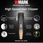 product_image_name-WMARK-NG-2038 Professional Rechargeable Clipper & Cordless Hair Trimmer With High Quality Blade-2