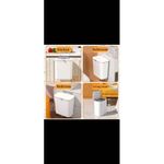 Wall Mounted/Hanging Waste Can With Swing Lid - 1pc