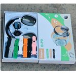 Generic DP9 Smart Watch Combo Set – Wireless Charger, Bluetooth Headset, Mini Speaker, 7 Straps, Fitness Tracker, Call & Message Smartwatch Gift - image 5