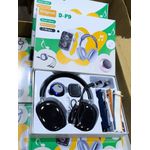 Generic DP9 Smart Watch Combo Set – Wireless Charger, Bluetooth Headset, Mini Speaker, 7 Straps, Fitness Tracker, Call & Message Smartwatch Gift - image 6