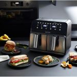 Salter 7.6L Dual Air Pro Digital Touchscreen Air Fryer-1700W