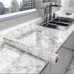 Generic Waterproof Marble Stickers - White - image 2