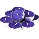 Generic TeaLight Candles 4+ Hours Unscented Smokeless Paraffin Purple - image 3