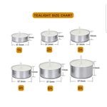 Generic TeaLight Candles 4+ Hours Unscented Smokeless Paraffin Purple - image 4