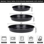 General Carbon Steel Non-Stick Pizza Pan – 3-Piece Set - image 4