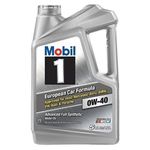 Mobil 1 0W-40 Full Synthetic Motor Oil 5 Liters - Approved For Mercedes Benz, Audi & BMW