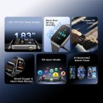 Oraimo Watch 6 Max 1.83"TFT Full Touch Screen 28-Day Standby Smart Watch - image 3