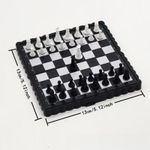 Generic Portable Folding Chess Pocket Mini Magnetic Chess Travel Edition - image 2