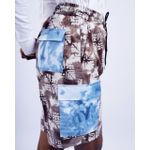 Bright fato Brown Adire Cargo Shorts - image 2