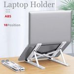 Generic Portable Foldable Laptop Stand ABS, Universal Tablet Holder for MacBook Air Pro, iPad & Lenovo PCs - image 3